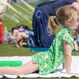 Intergenerational yoga